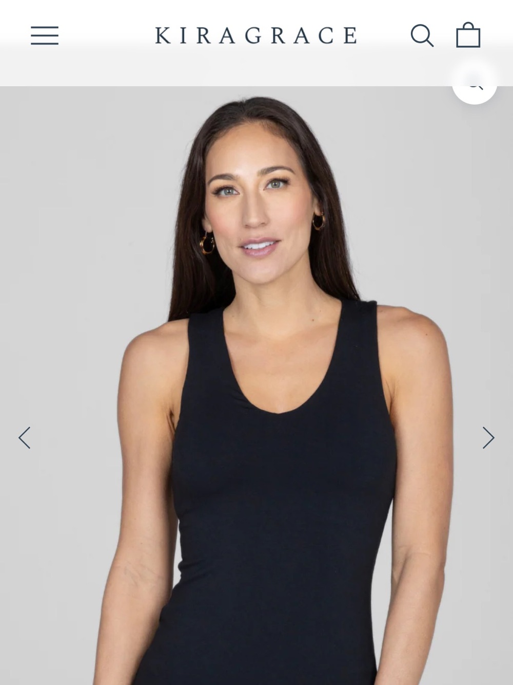 KiraGrace White Tank